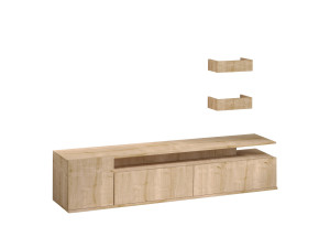 Houten TV-meubel "Alika" - 180 x 35 x 45 cm - Eik
