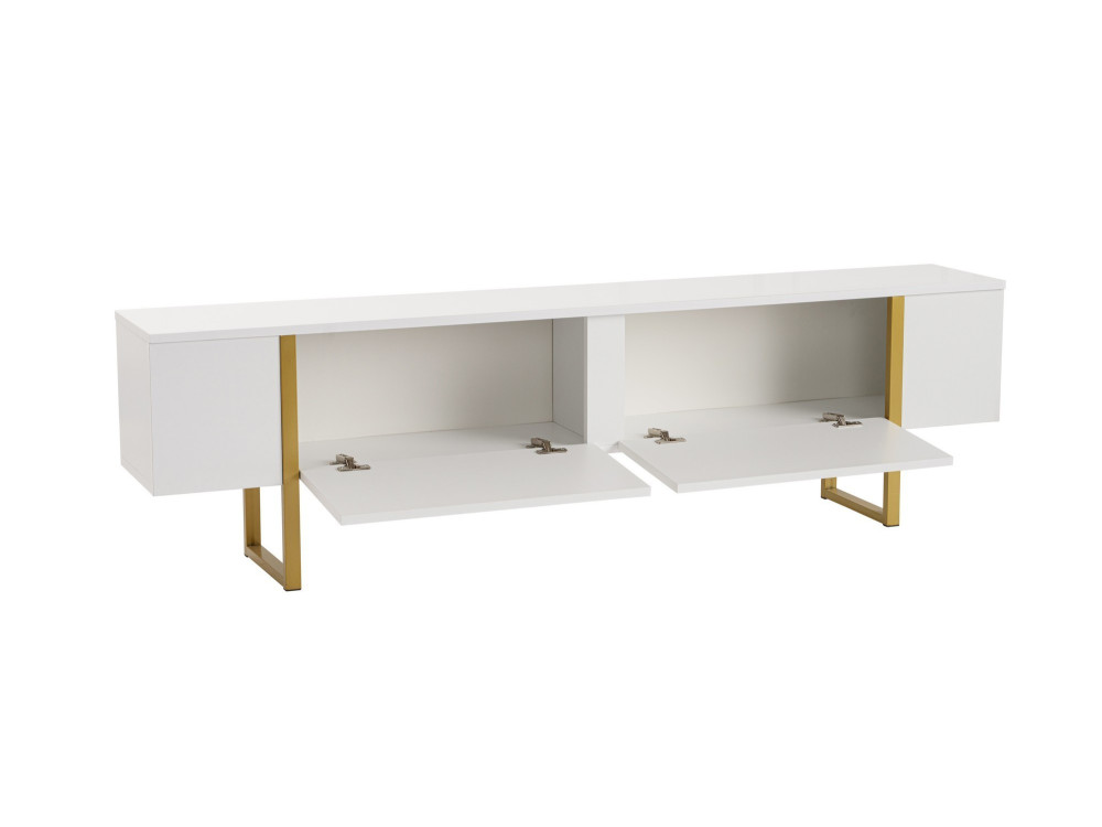 Houten TV-meubel "Serenity" - 180 x 29 x 50 cm - Wit