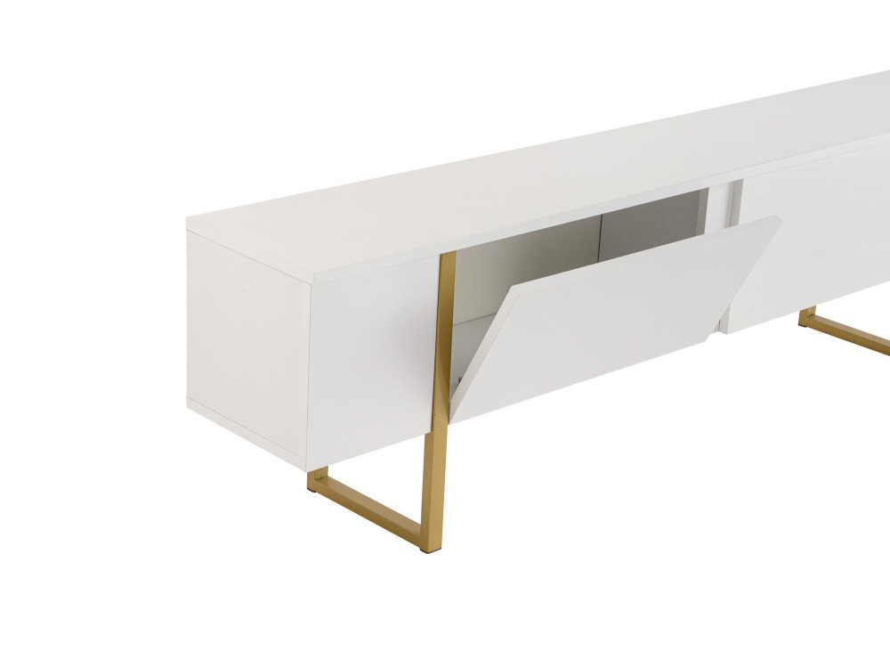 Houten TV-meubel "Serenity" - 180 x 29 x 50 cm - Wit