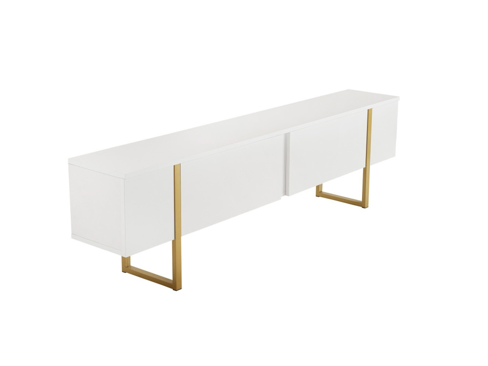 Houten TV-meubel "Serenity" - 180 x 29 x 50 cm - Wit