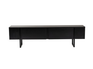 Houten TV-meubel "Serenity" - 180 x 29 x 50 cm - Zwart