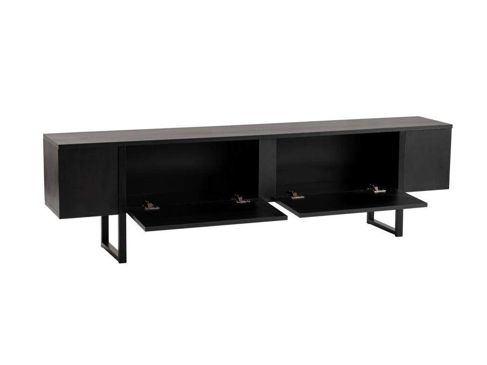 Houten TV-meubel "Serenity" - 180 x 29 x 50 cm - Zwart