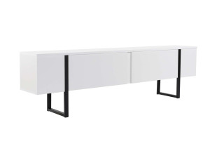 Houten TV-meubel "Serenity" 180 x 30 x 45 cm - Wit