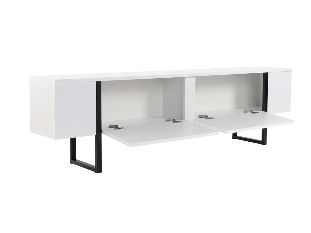Houten TV-meubel "Serenity" 180 x 30 x 45 cm - Wit