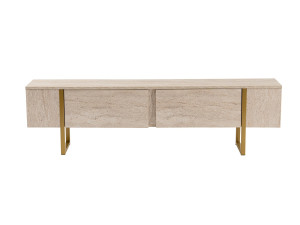 Houten TV-meubel "Serenity" 180 x 30 x 50 cm - Travertin