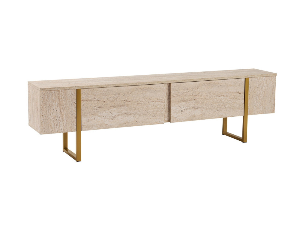 Houten TV-meubel "Serenity" 180 x 30 x 50 cm - Travertin