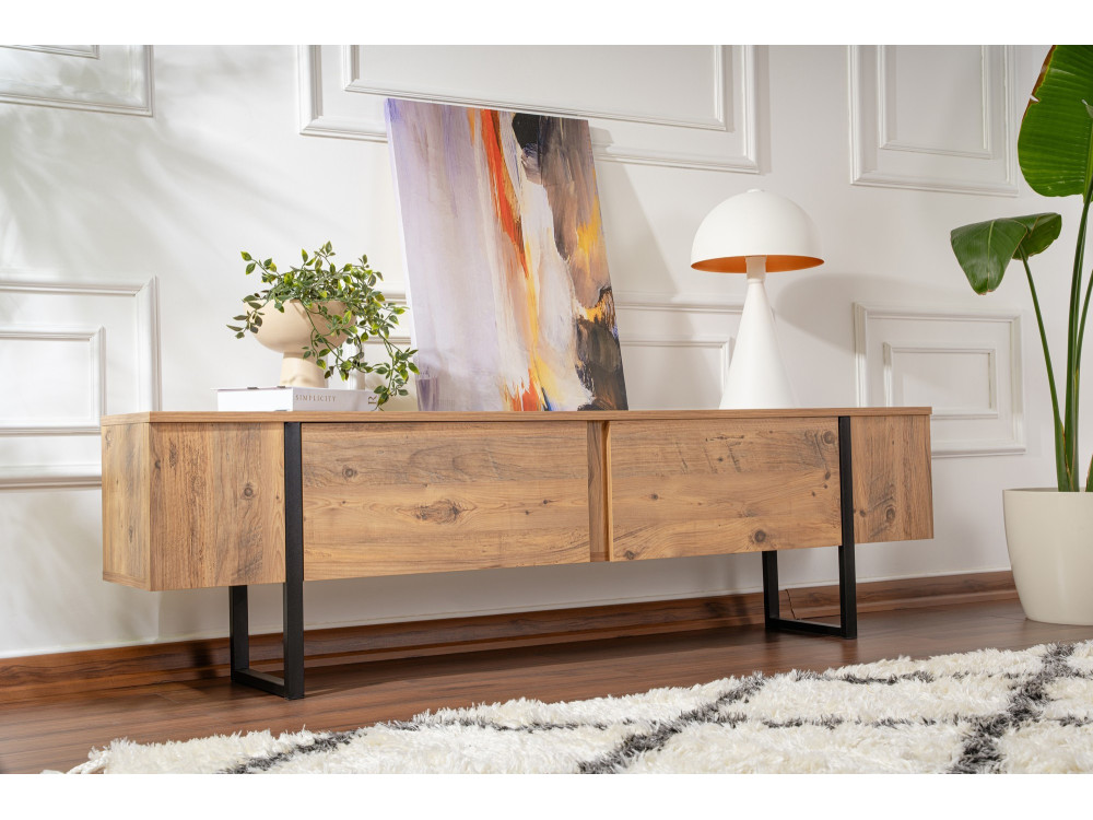 Houten TV-meubel "Serenity" 180 x 30 x 50 cm - Atlantic Pine