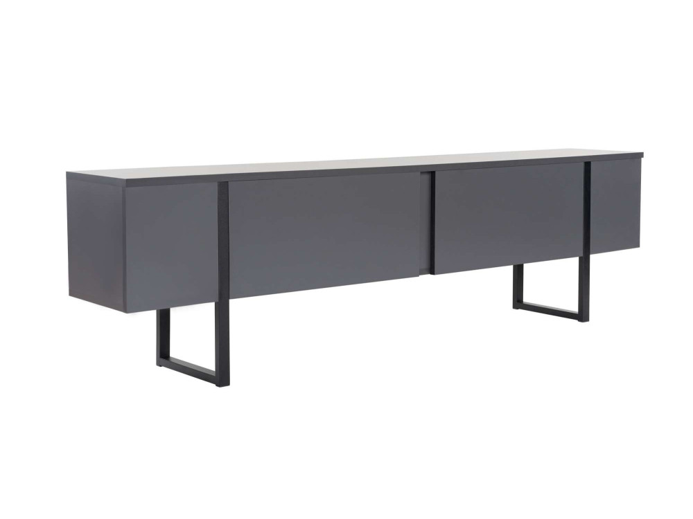 Houten TV-meubel "Serenity" 180 x 30 x 50 cm - Antraciet