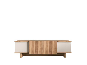 Diana" houten TV-meubel 180 x 33 x 50 cm - Beige