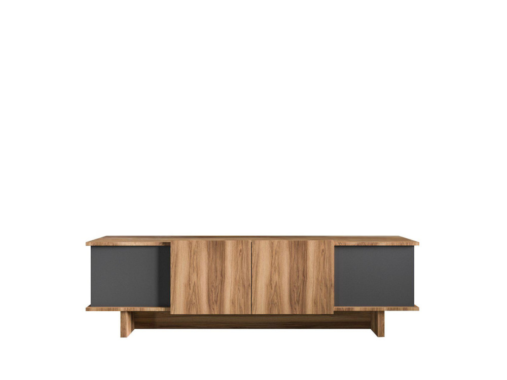 Diana" houten TV-meubel 180 x 33 x 50 cm - Antraciet