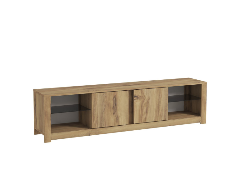 Houten TV-meubel "Aydos" 180 x 35 x 45 cm - Eik