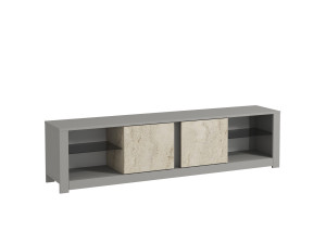 Houten TV-meubel "Aydos" 180 x 35 x 45 cm - Grijs