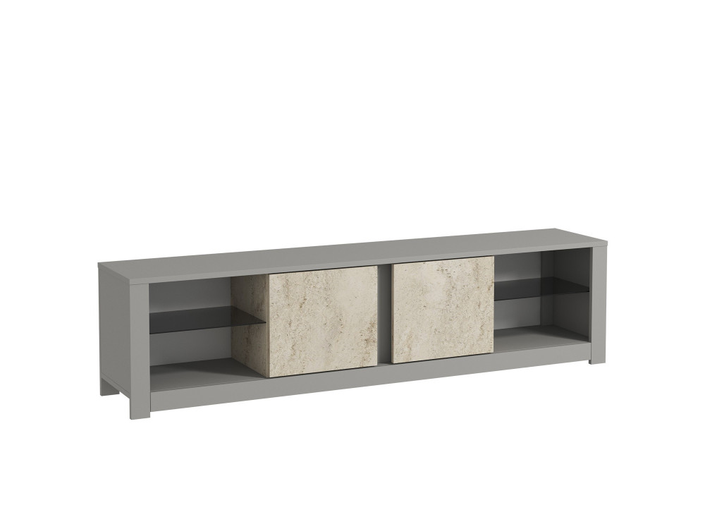 Houten TV-meubel "Aydos" 180 x 35 x 45 cm - Grijs