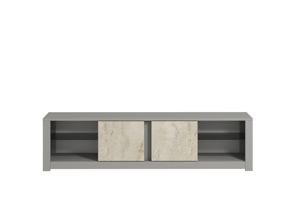 Houten TV-meubel "Aydos" 180 x 35 x 45 cm - Grijs