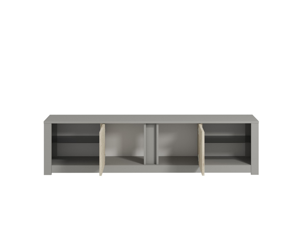 Houten TV-meubel "Aydos" 180 x 35 x 45 cm - Grijs