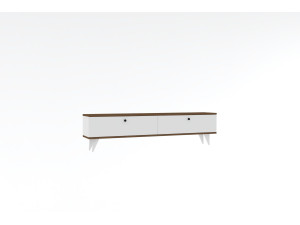 Houten TV-meubel "Parlak" - 160 x 25 x 40 cm - Wit