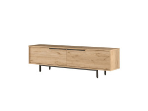 Calvin" houten TV-meubel - 160 x 35 x 45 cm - Bruin