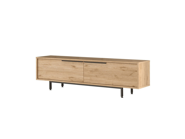 Calvin" houten TV-meubel - 160 x 35 x 45 cm - Bruin