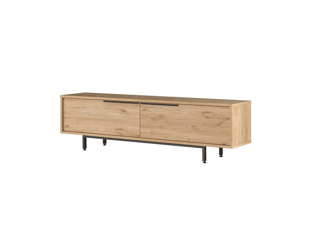 Calvin" houten TV-meubel - 160 x 35 x 45 cm - Bruin