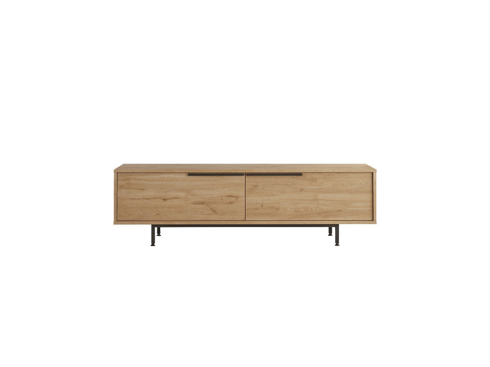 Calvin" houten TV-meubel - 160 x 35 x 45 cm - Bruin