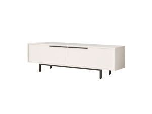 Calvin" houten TV-meubel - 160 x 35 x 45 cm - Wit