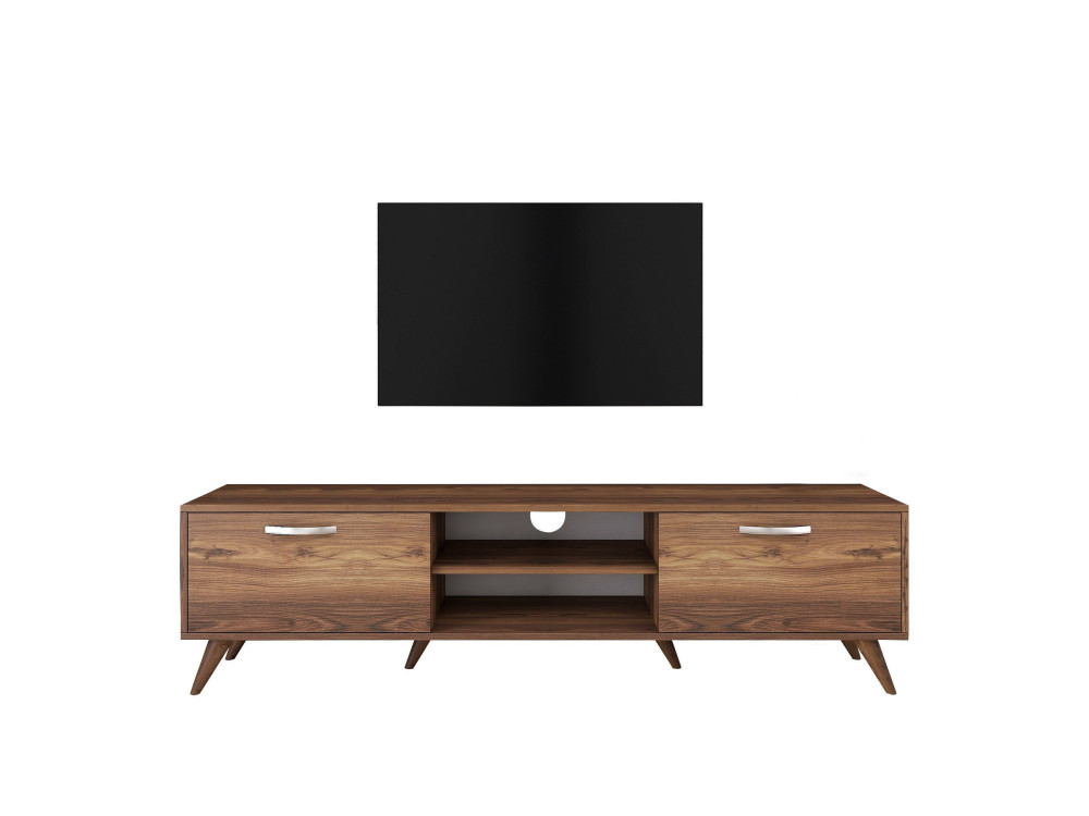 Houten TV-meubel "Atik" - 180 x 35 x 48 cm - Bruin