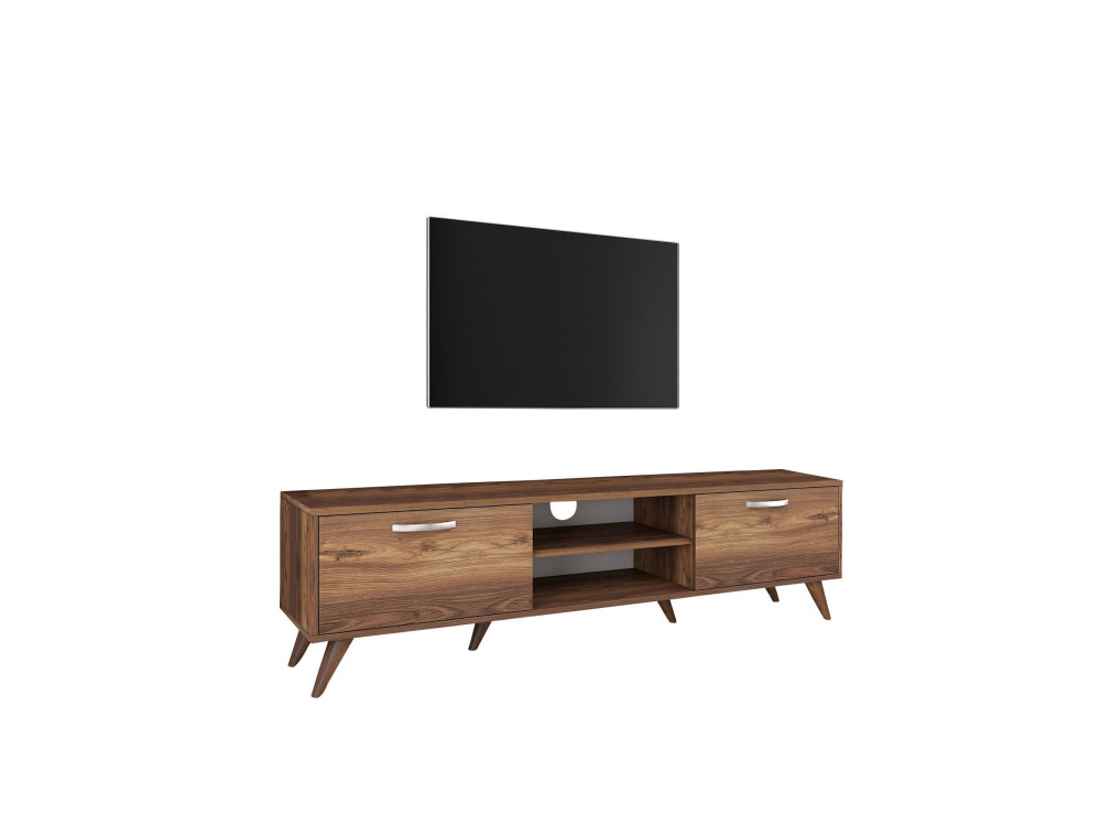 Houten TV-meubel "Atik" - 180 x 35 x 48 cm - Bruin