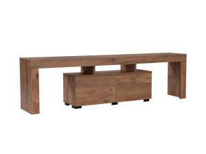 Houten TV-meubel "Enclave" - 180 x 31 x 50 cm - Bruin