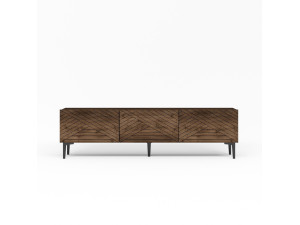 Houten TV-meubel "Felix" - 160 x 31 x 44 cm - Bruin