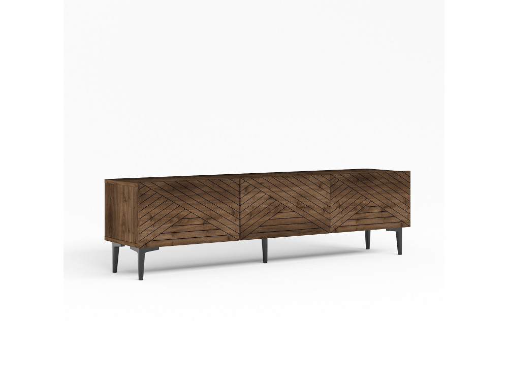 Houten TV-meubel "Felix" - 160 x 31 x 44 cm - Bruin
