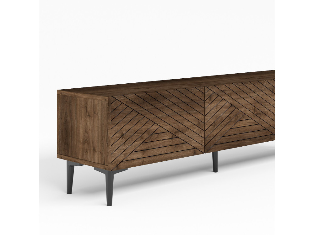 Houten TV-meubel "Felix" - 160 x 31 x 44 cm - Bruin