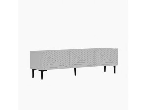 Felix" houten TV-meubel - 160 x 31 x 44 cm - Wit
