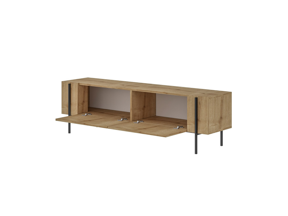 Houten TV-meubel Herman" - 160 x 31 x 45 cm - Beige