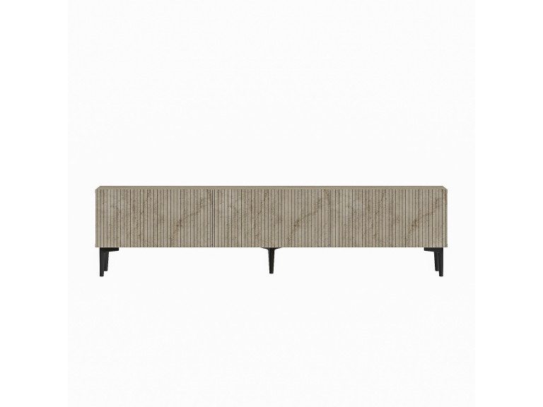 Houten TV-meubel "Oscar" - 180 x 31 x 45 cm - Beige