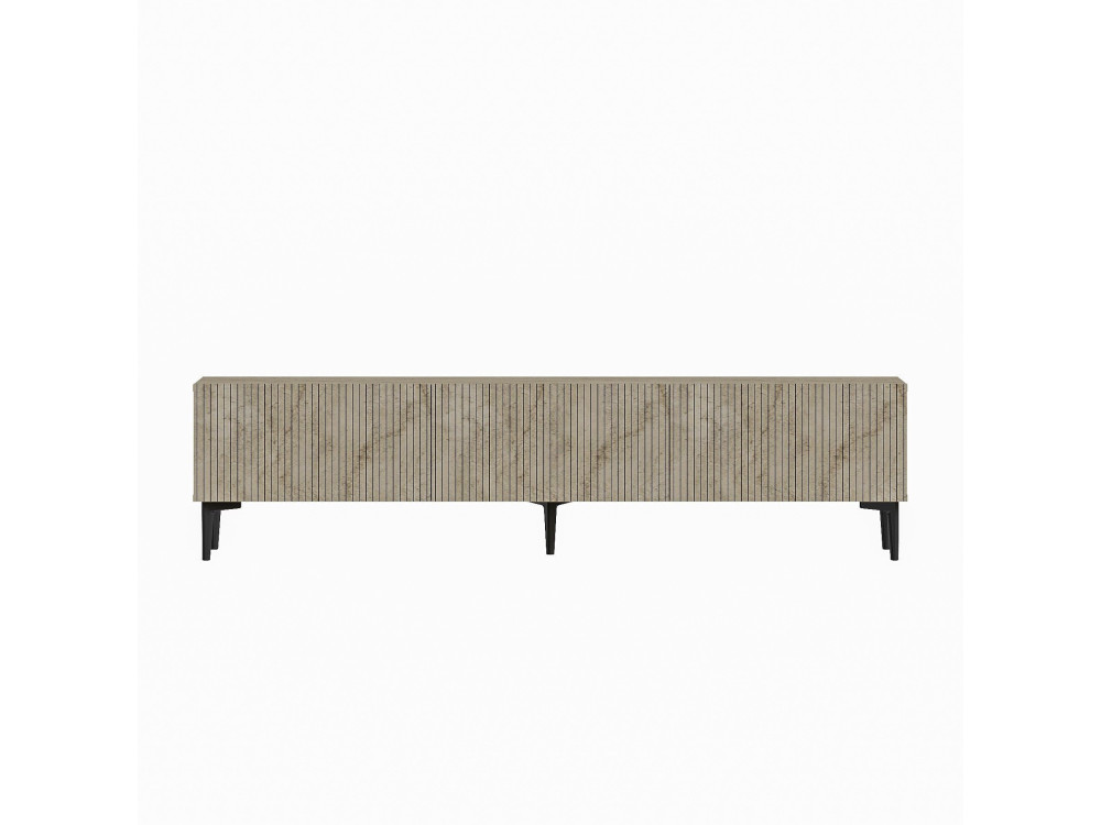 Houten TV-meubel "Oscar" - 180 x 31 x 45 cm - Beige