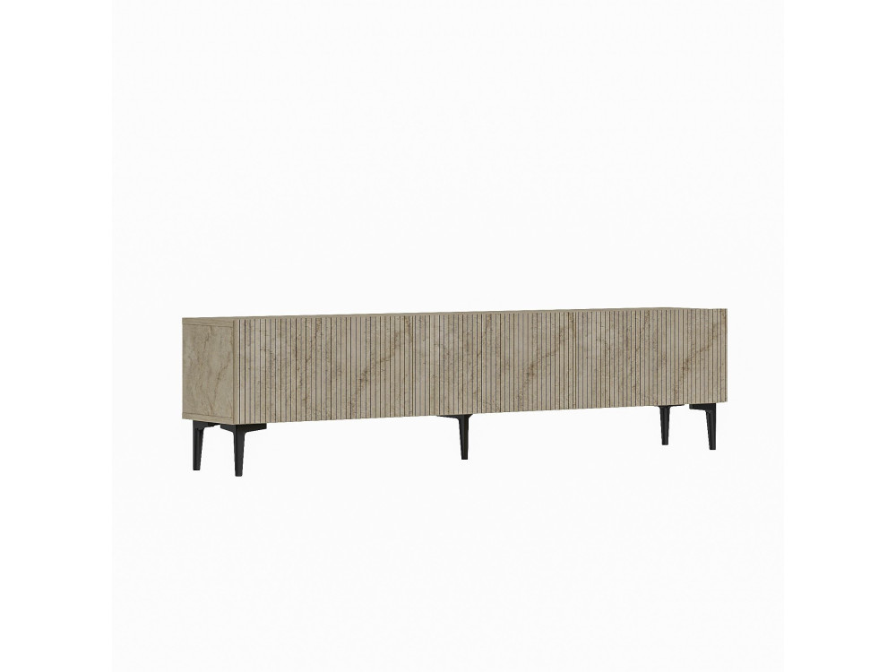 Houten TV-meubel "Oscar" - 180 x 31 x 45 cm - Beige