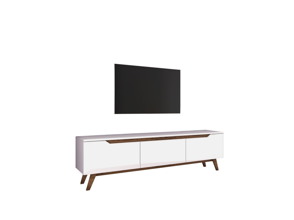 Digi" houten TV-meubel - 180 x 35 x 48 cm - Bruin