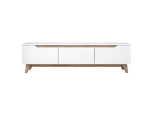 Digi" houten TV-meubel - 180 x 35 x 48 cm - Beige
