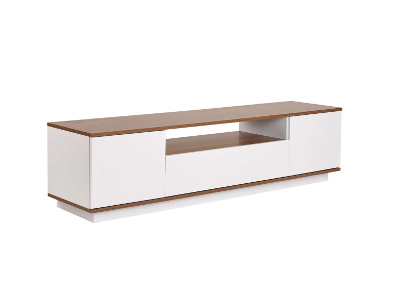 Houten TV-meubel "Veramont" - 180 x 44 x 44 cm - Donkerbruin