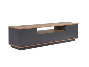 Houten TV-meubel "Veramont" - 180 x 44 x 44 cm - Antracietgrijs