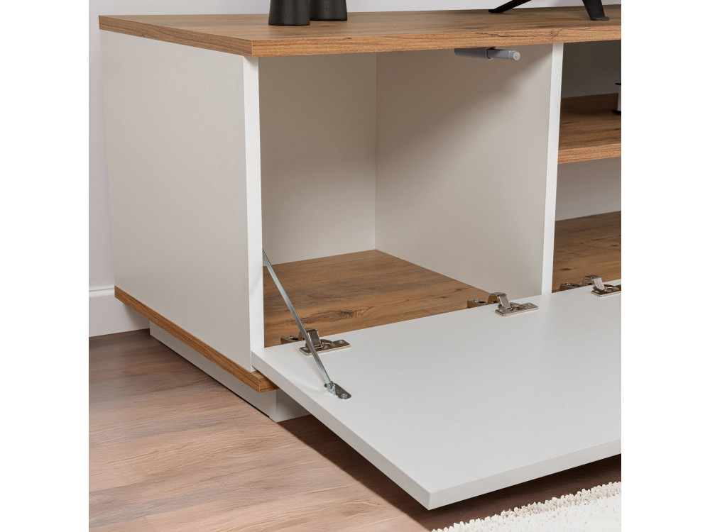 Houten TV-meubel "Veramont" - 180 x 44 x 44 cm - Bruin