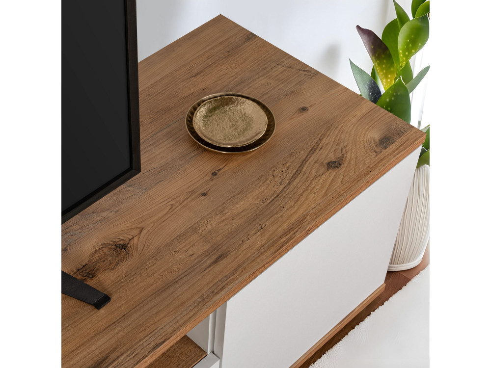 Houten TV-meubel "Veramont" - 180 x 44 x 44 cm - Bruin