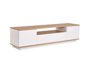 Houten TV-meubel "Veramont" - 180 x 44 x 44 cm - Lichtbruin