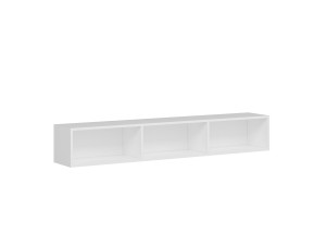 Hangend houten TV-meubel "Rigel" - 180 x 32 x 30 cm - Wit
