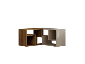 Modulair houten TV-meubel "Glis" - 145 x 35 x 44 cm - Beige