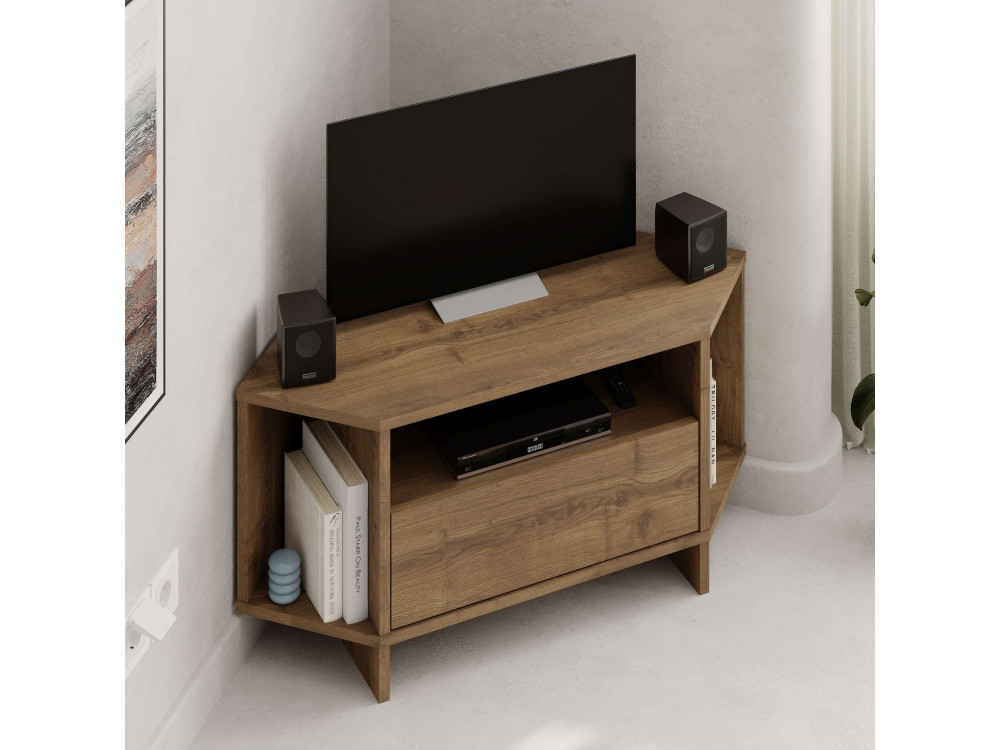 Houten TV-meubel "Viva" - 95 x 35 x 45 cm - Bruin