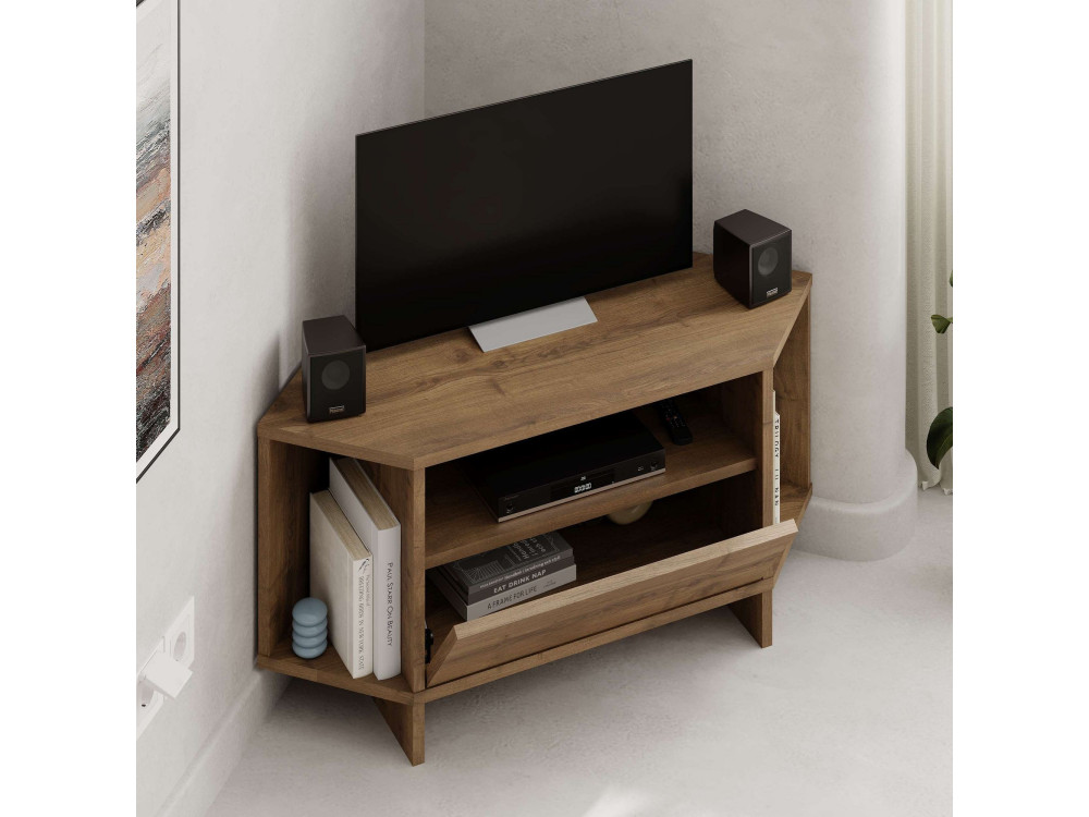 Houten TV-meubel "Viva" - 95 x 35 x 45 cm - Bruin