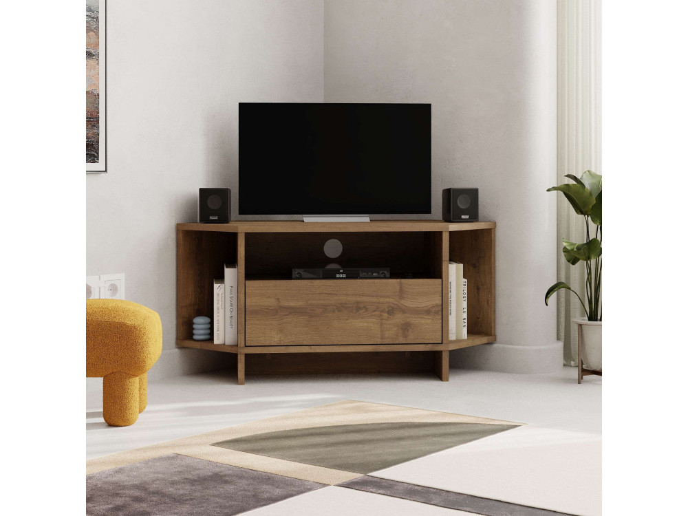 Houten TV-meubel "Viva" - 95 x 35 x 45 cm - Bruin
