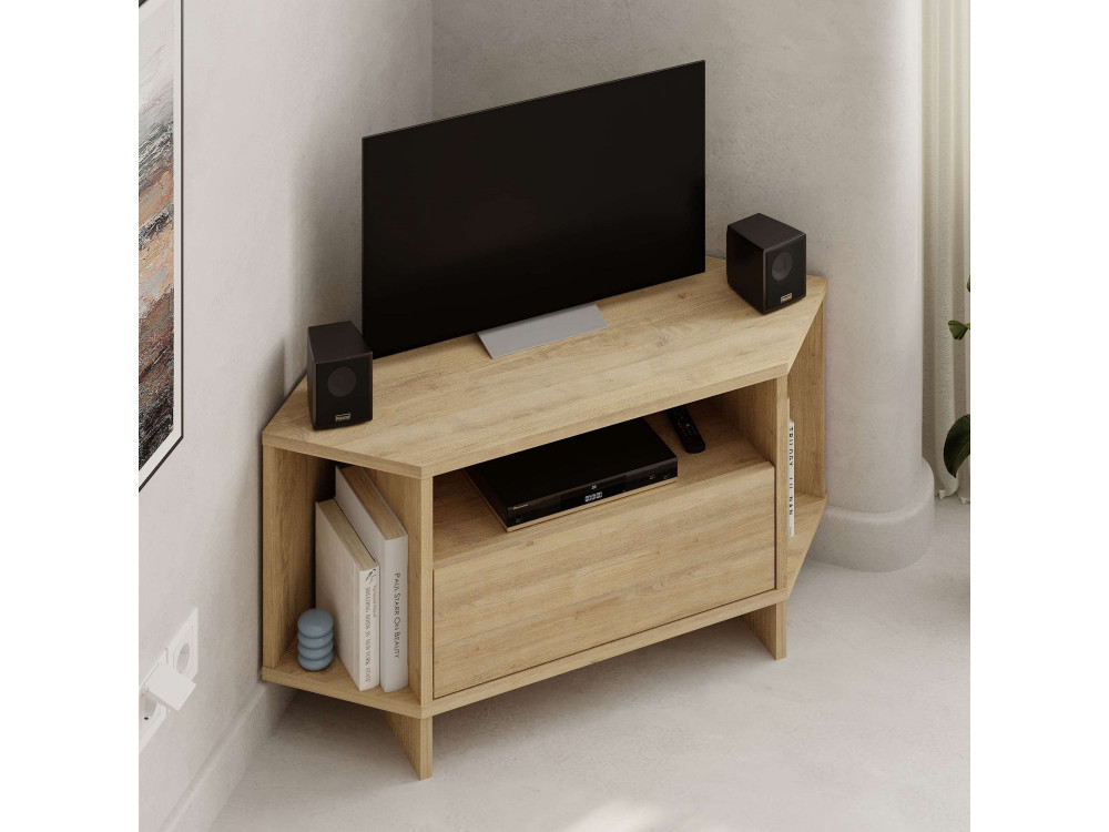 Houten TV-meubel "Viva" - 95 x 35 x 45 cm - Beige