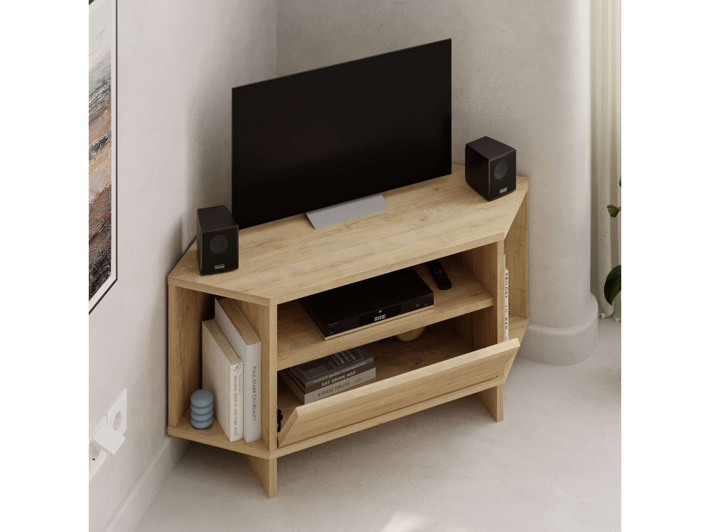 Houten TV-meubel "Viva" - 95 x 35 x 45 cm - Beige